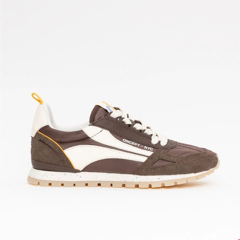 Concept NYC Brown and White Women's Athletic Shoes